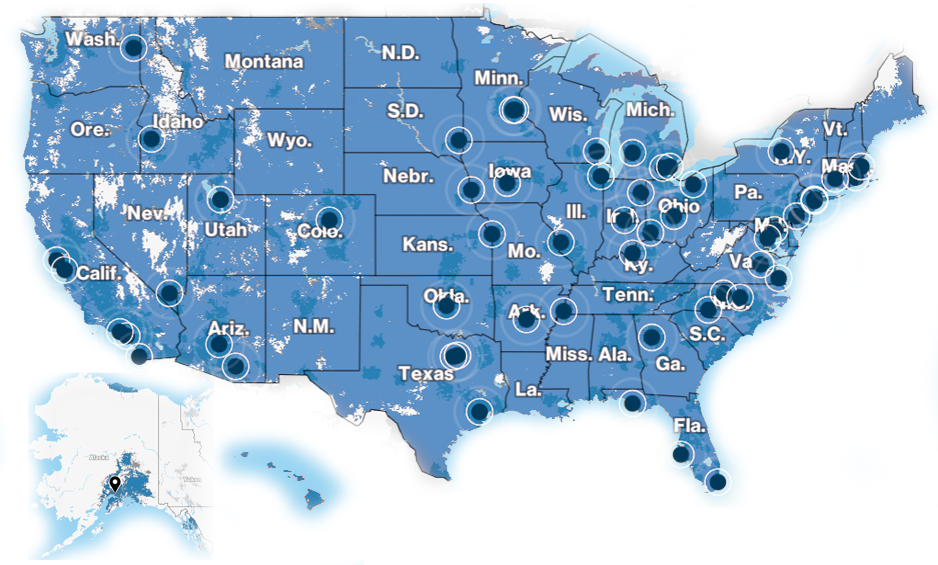 Wireless Coverage Map