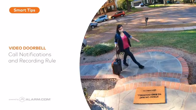 Set Video Doorbell Notifications and Rules