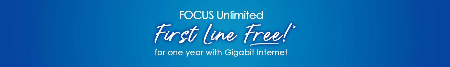 First Line Free Banner
