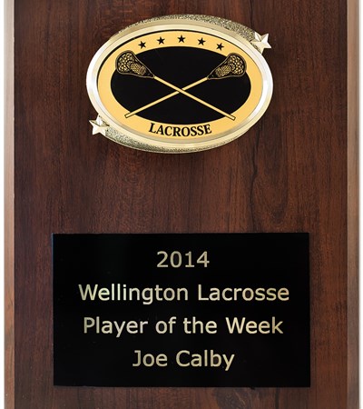 OV79 Special Value Lacrosse Plaque FREE Engraving
